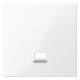 Merten MEG3380-0325 central plate with window for pull switch active white smooth SM