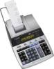 Canon MP1411-LTSC Printing Calculator - 12 Digit(s) - AC Supply/Battery Powered - Metallic Silver