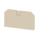 Weidmüller 3037650000 SLEP 2C 10 Abschlussplatte (Klemmen) dunkelbeige Höhe:42 