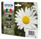 Tintenpatrone Epson 18 4er-Pack schwarz + farbig XL T1816