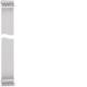 Hager REH302X Modul-Verbindungskabel 380 mm grau modesta