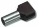 Cimco 182466 twin wire end sleeve insulated 2x1.0qmm 8mm red