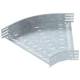 OBO Bettermann 6036238 RB 45 850 FT Bogen 45° für Kabelrinne horizontal