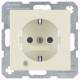 Berker 41108982 SCHUKO socket + LED control B-field + erh.BS S.1 white glossy.