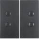 Berker 15711606 Wippen anschraubbar B.1/B.3/B.7 Glas anthrazit, matt