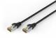 DIGITUS CAT 6A S-FTP outdoor patch cord Cu PE AWG 26/7 length 10 m black sheath color
