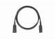 Bachmann cable, extension, coupling (C13)->plug (C14), 1.5m, black