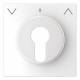 Merten MEG3883-6035 central plate roller shutter touch-latch insert lotus white