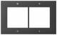 GIRA 850267 design frame 2f door station AP Gira TX_44 anthracite