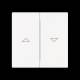 Busch Jaeger 2CKA001751A3394 BJ 1785 JA-44M Wippe Jalousie mit Aufdruck ´Pfeil auf/ab´