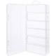 InLine® Kleinteilebox, 6 Fächer, Abmessungen: 206x107x33mm, transparent