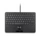 Perixx PERIBOARD-427 H DE, USB-Mini-Tastatur, Trackball, Hintergrundbeleuchtung