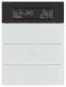 Berker 75663590 Tastsensor 3f mit Temperaturregler B.IQ Glas polarweiss