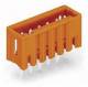 WAGO 734-236 pin connector, 6-pin orange for printed circuit boards