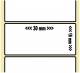 OEM-Factory Etiketten - Thermo 30 x 16mm, perm., K25