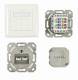 Cans TP, AP, 2-fold, CAT6A, 500Mhz, pure white, horizontal cable input, Synergy 21