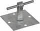 Dehn + Soehne 202060 Dehn DLH DQ 6.10 GP100X100 STTZN roof conductor holder DEHNQUICK