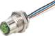 Murrelektronik 7000-17185-9850100 M12 Bu Flansch A-cod Hinterwand 1m