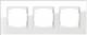 Gira 021312 0213 12 white glass cover, 3-Esprit