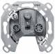 Berker 452210 Antennen-Steckdose 3 Loch SAT, TV, FM, Einzeldose