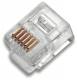 Cimco 183004 modular plug RJ12 183,004, 6-pin unshielded