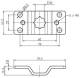 RADEMACHER 94401605 drive bearing 16 mm star pitch circle 60 bent 4-fold hole