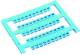 Telegärtner 100001303 SAM numbering clips 11–20 blue