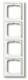 Busch Jaeger 2CKA001754A4417 BJ 1724-884K Rahmen 4f future linear studioweiss matt