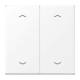 JUNG LS995MPWWM LS 995 MP WWM Wippe 2fach mit 4 Pfeilsymbolen Serie LS schneeweiß matt