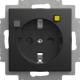 Busch Jaeger 2CKA003116A0673 3120 EUCB-915 FI-SCHUKOMAT SCHUKO® socket outlet insert