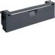 Hager hinged cover 244x244 mm KLAQ127011 cable outlet grey iron