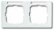 Busch Jaeger 2CKA001754A4060 BJ 1732NSKA-214 Rahmen 2f linear mit Sichtfenster waagerecht Reflex SI aws