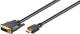 Goobay 51581 DVI-D/HDMI-Kabel - DVI-D-Stecker Single-Link (18+1 Pin) > HDMI-Stecker (Typ A)