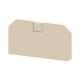 Weidmüller 3037680000 SLEP 2C 16 end plate (terminals) dark beige height:77 
