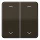 Jung CD595MPBR CD 595 MP BR brown rocker buttons with icons for BA 2-fold