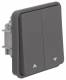 Berker 50553525 Jalousie Serientaster Einsatz Symbol Pfeile AP/UP W.1 gr matt