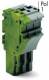 WAGO 2022-104/000-037 1-Leiter-Federlei. mit PE-Endmodul kodierbar 4p gr/gn