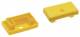 Hager KTSCK00 protective cap for C-profile rail yellow 10x