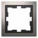 Merten MEG4010-6550 D-Life metal frame 1-fold nickel metallic