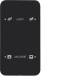Berker 75142165 Touchsensor 2fach mit Busankoppler R.1 Glas, schwarz