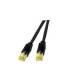 Patchkabel RJ45, CAT6A 500Mhz, 5m, schwarz S-STP(S/FTP) ND-UC900+TM31,