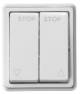 KN 321330 Nienhaus Mini-jalousie surface switch 1-pole
