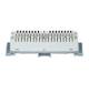 3M 33-01-0026 79-103-51100 white LSA-PLUS partition strip 10 DA with color code 