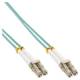 InLine fiber optic duplex cable LC/LC 50/125 OM3 1m