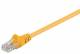 Goobay 68376 CAT 5e patch cable, U/UTP, yellow - CCA copper mixture