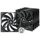 ARCTIC fan 120*120*25 P12 PWM PST RGB 3pcs + controller