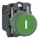 Schneider Electric XB5AA3311C0 Schneider push button, complete, plastic, momentary, green