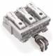 WAGO 294-4223 mains connection terminal with PE latching contact without latching feet N-PE-L 3p ws