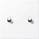 Jung AL12-5WWMR07 Cover with Kipph.Cylinder 1f.2 Kipph.Series LS