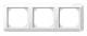 Merten 389319 frame 3-fold polar white 1-M, 